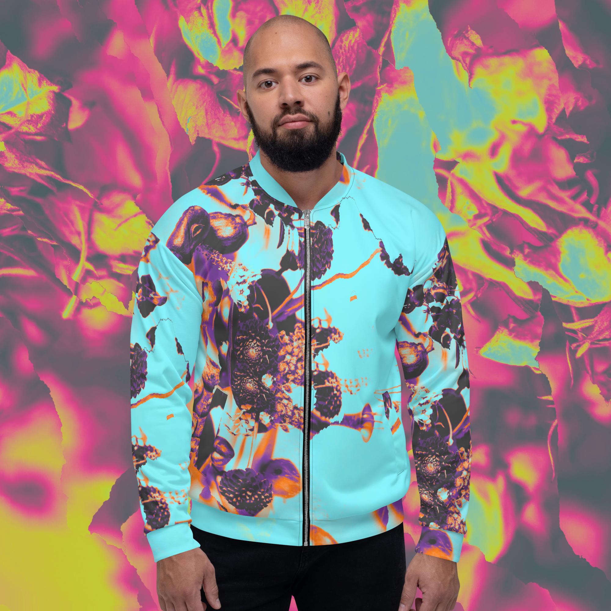 Spring is Near - Floral Bomber Jacket – Public Domain